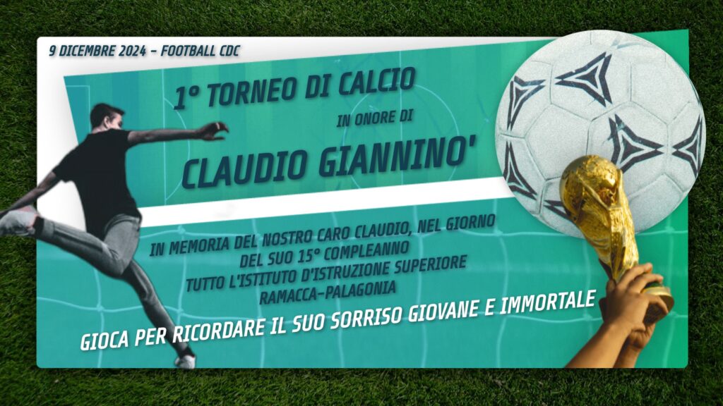 Locandina 1° Memorial "Claudio Gianninò"